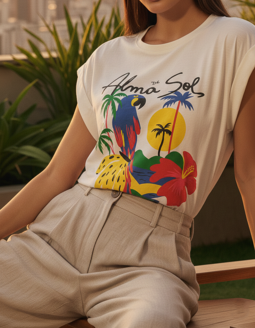 Poleras Estampadas Brasileñas