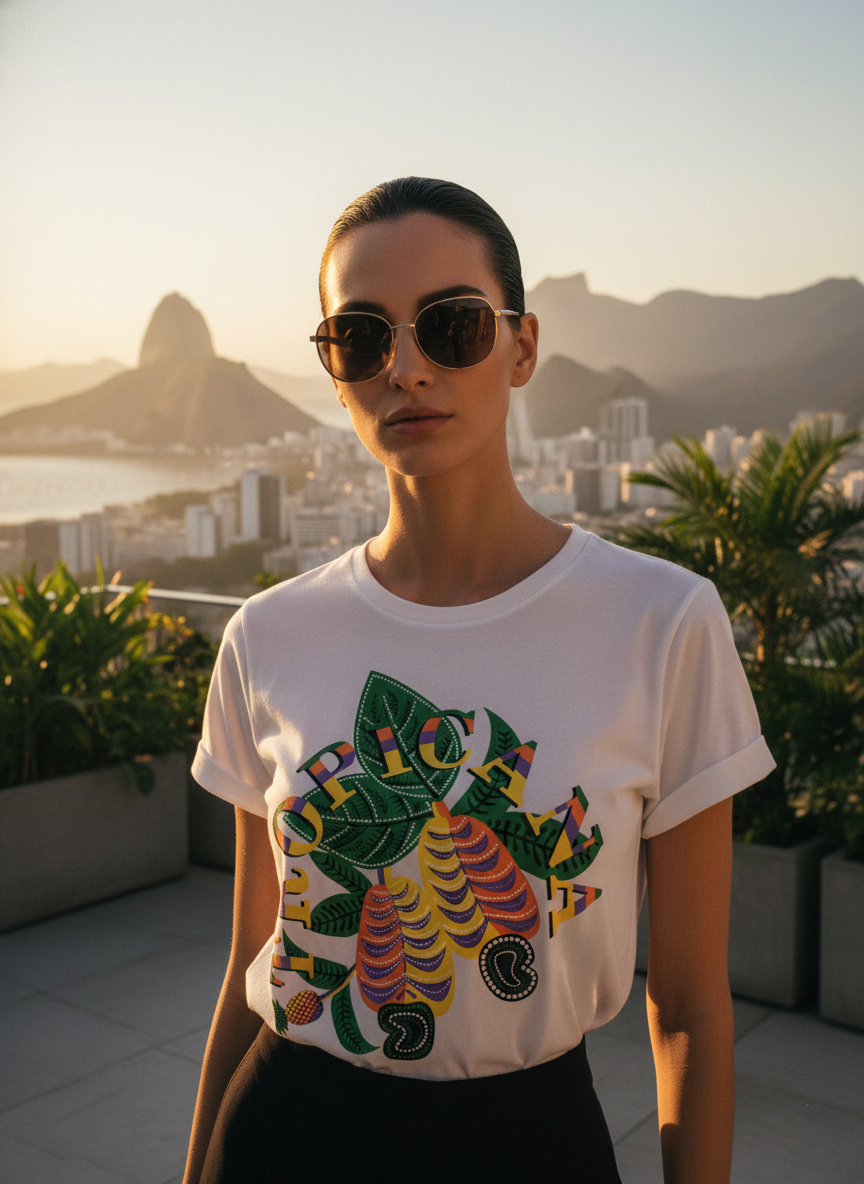 Poleras Estampadas Brasileñas
