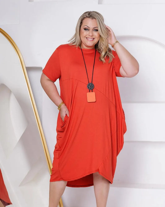 Vestido Holgado Brasileño Estilo Overside