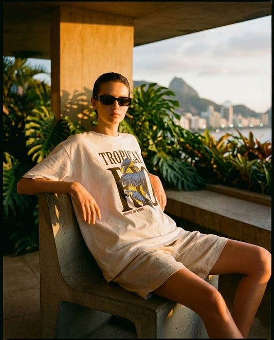 Polera Estampada Brasileña Oversize ~ Original Do Brasil