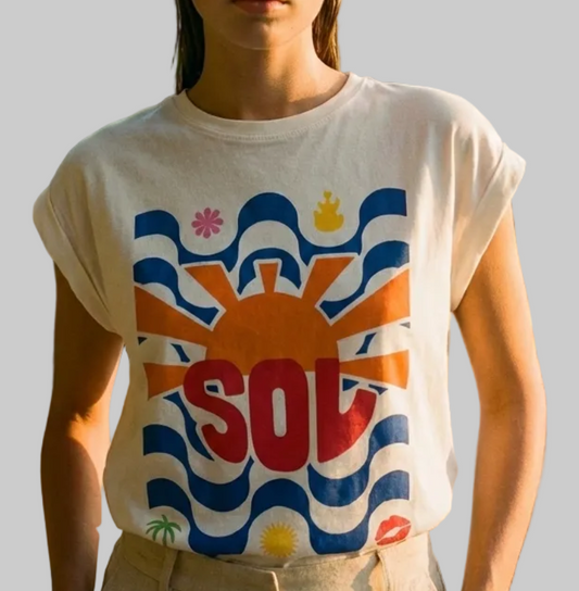 Polera Manga Japonesa Sol