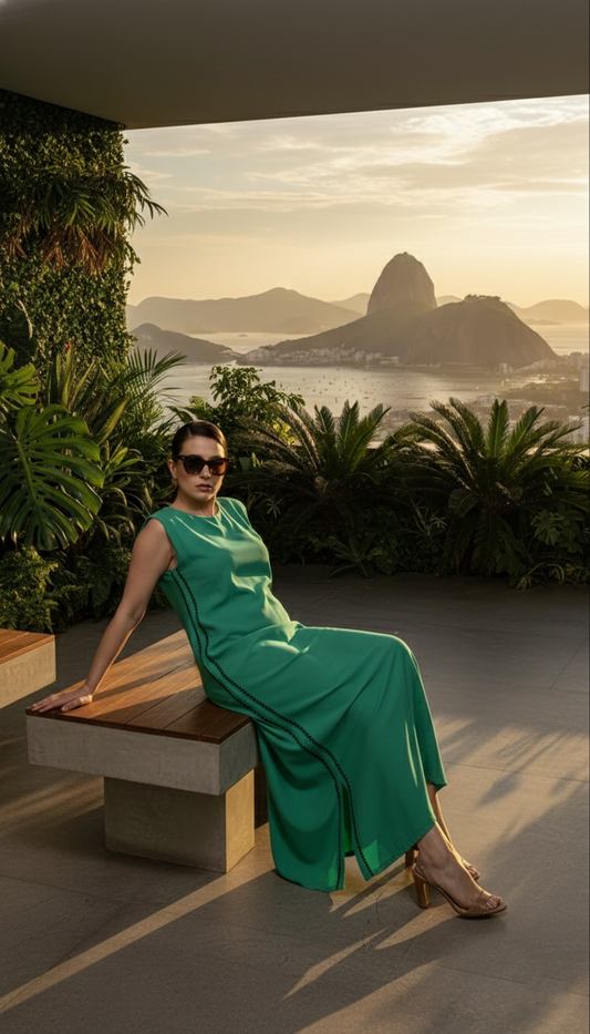 Vestido Largo Brasileño – Estilo Tunica