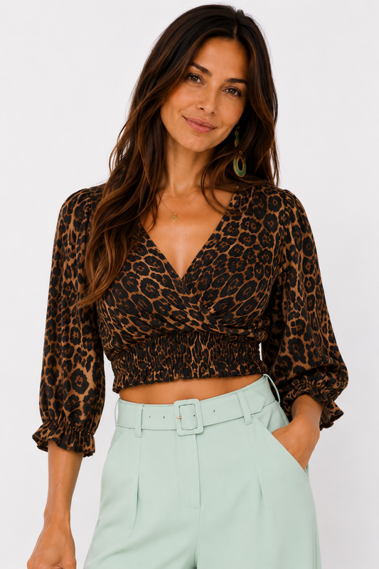 Blusa Mariana Animal Print