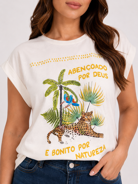Polera Manga Japonesa Bendecida