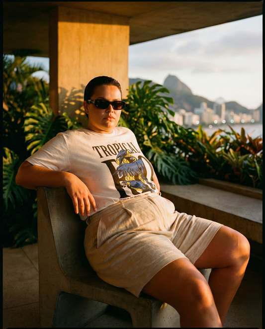 Polera Estampada Brasileña Oversize ~ Original Do Brasil