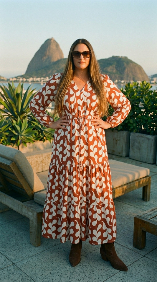 Vestido Batel Naranjo