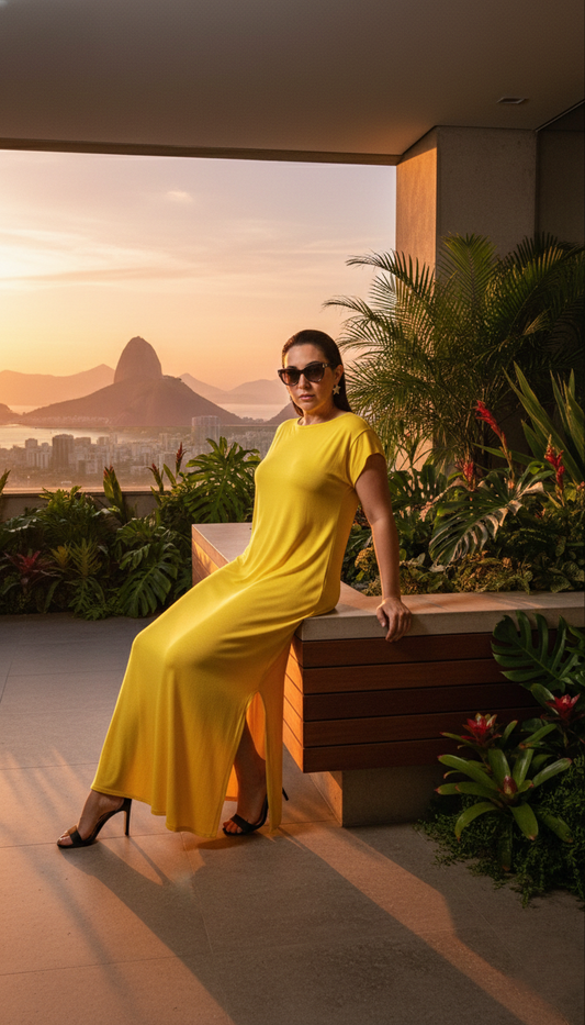 Vestido Lara - Largo Brasileño