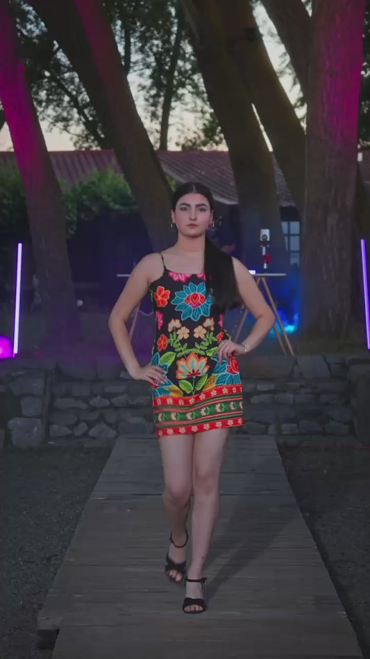 Vestido Corto Brasileño Con Esponja